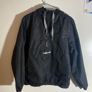 Members Only black half zip up hoodie